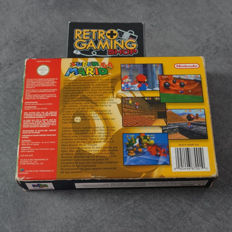 Vendita Super Mario 64 - Retrogaming Shop