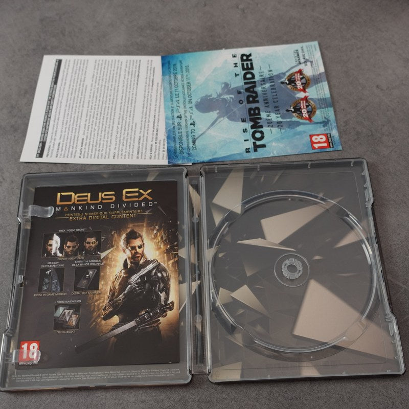 Vendita Deus Ex Mankind Divided Steelbook - Retrogaming Shop