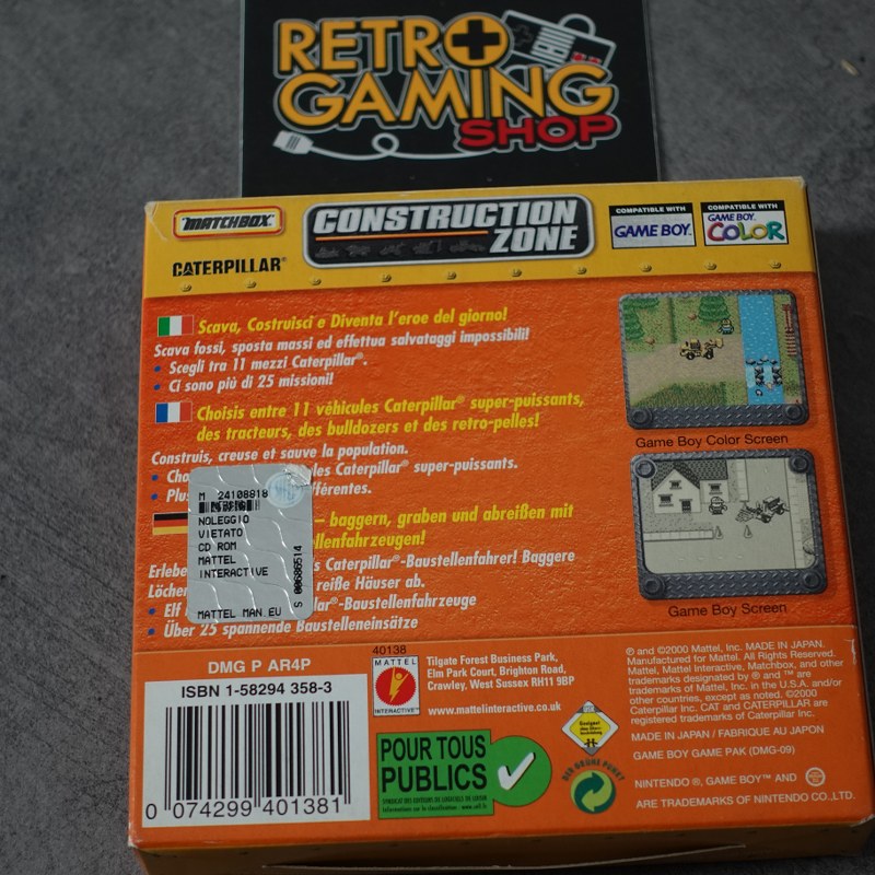Vendita Caterpillar Construction Zone - Retrogaming Shop
