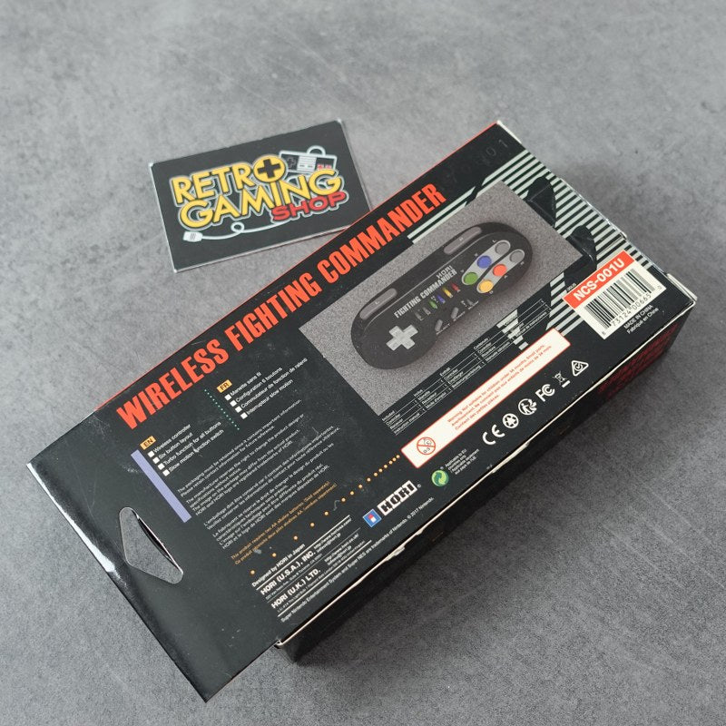 Vendita Hori Wireless Fighting Commander Classic Edition Super Nintendo Nuovo - Retrogaming Shop