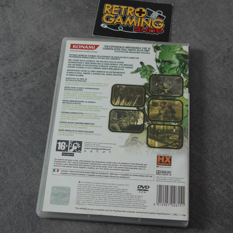 Vendita Metal Gear Solid 3 Snake Eater - Retrogaming Shop