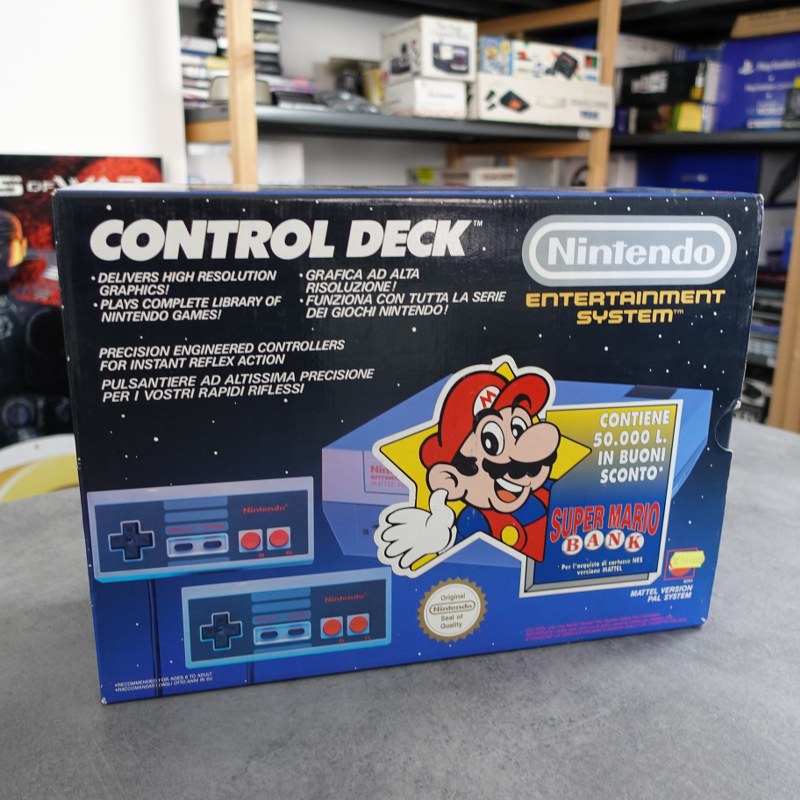 Nes Control Deck + Super Mario Bank