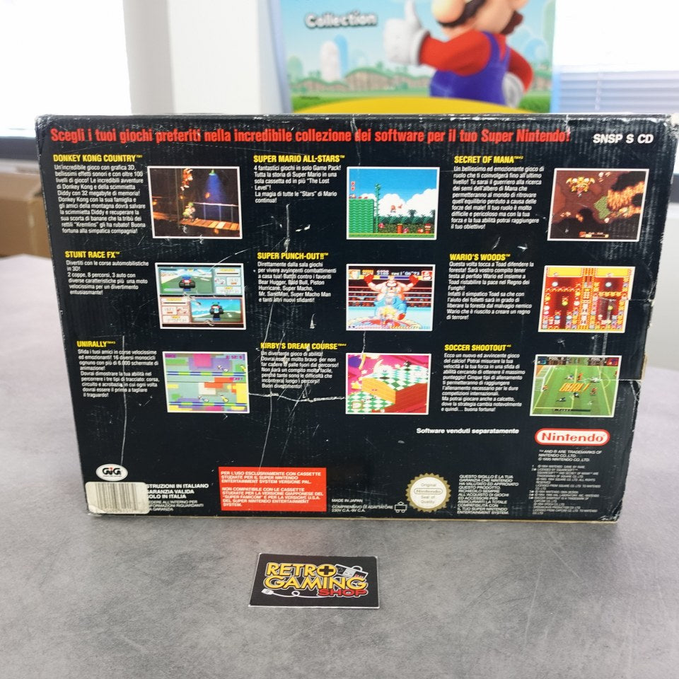 Vendita Super Nintendo Pal Super Mario All Stars Bundle - Retrogaming Shop