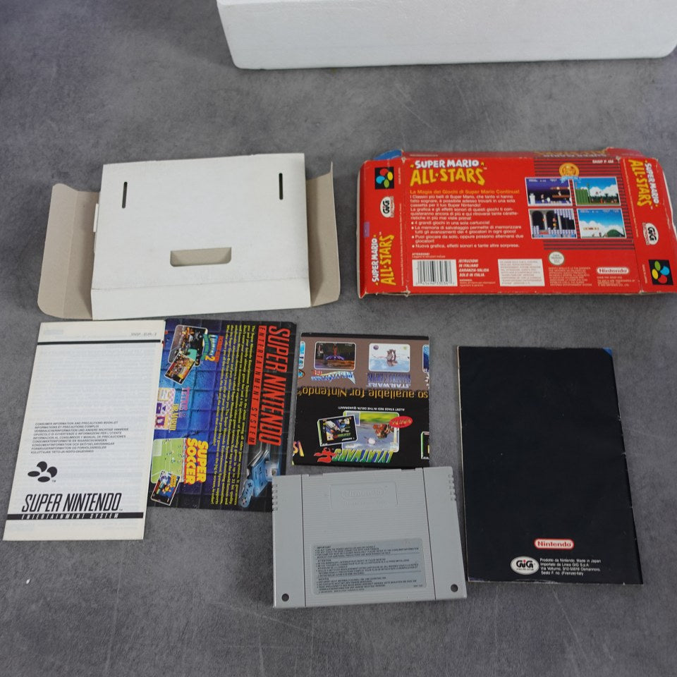 Vendita Super Nintendo Pal Super Mario All Stars Bundle - Retrogaming Shop