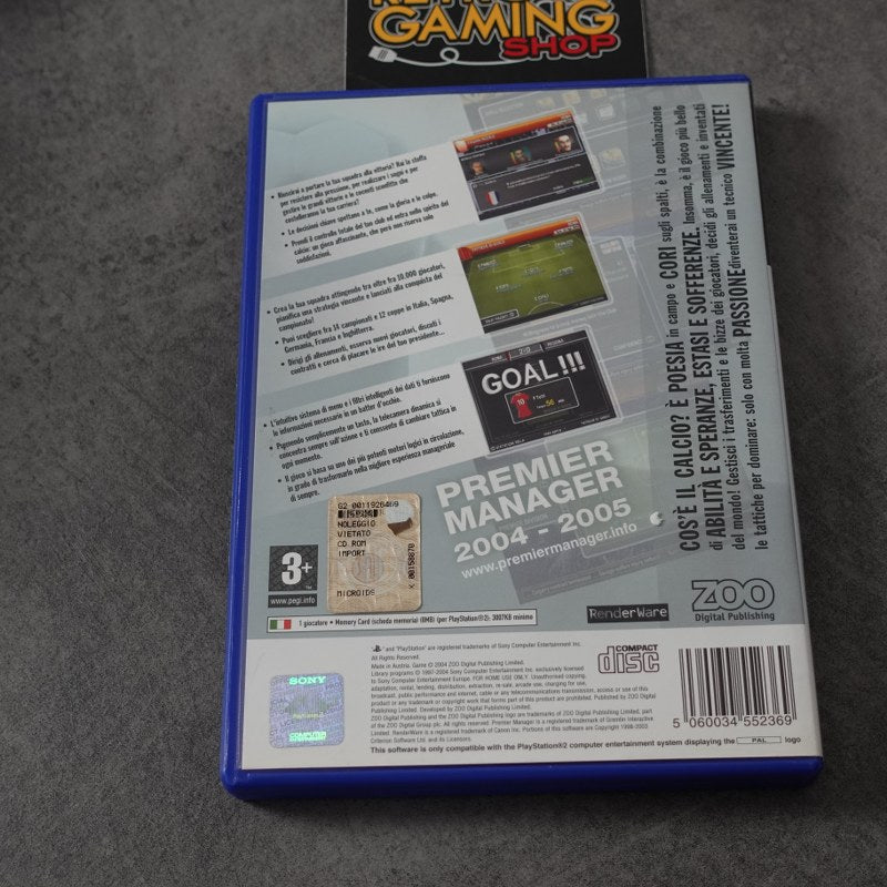 Vendita Premier Manager 2004-2005 - Retrogaming Shop