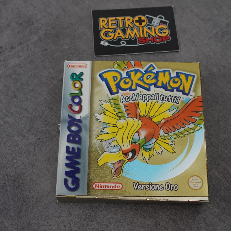 Vendita Pokemon Versione Oro - Retrogaming Shop