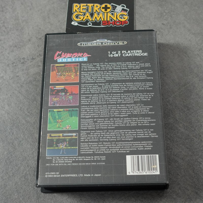 Vendita Cyborg Justice - Retrogaming Shop