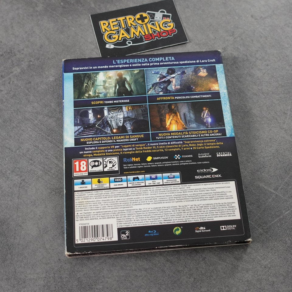 Vendita Rise of The Tomb Raider Celebrazione Dei 20 Anni - Retrogaming Shop