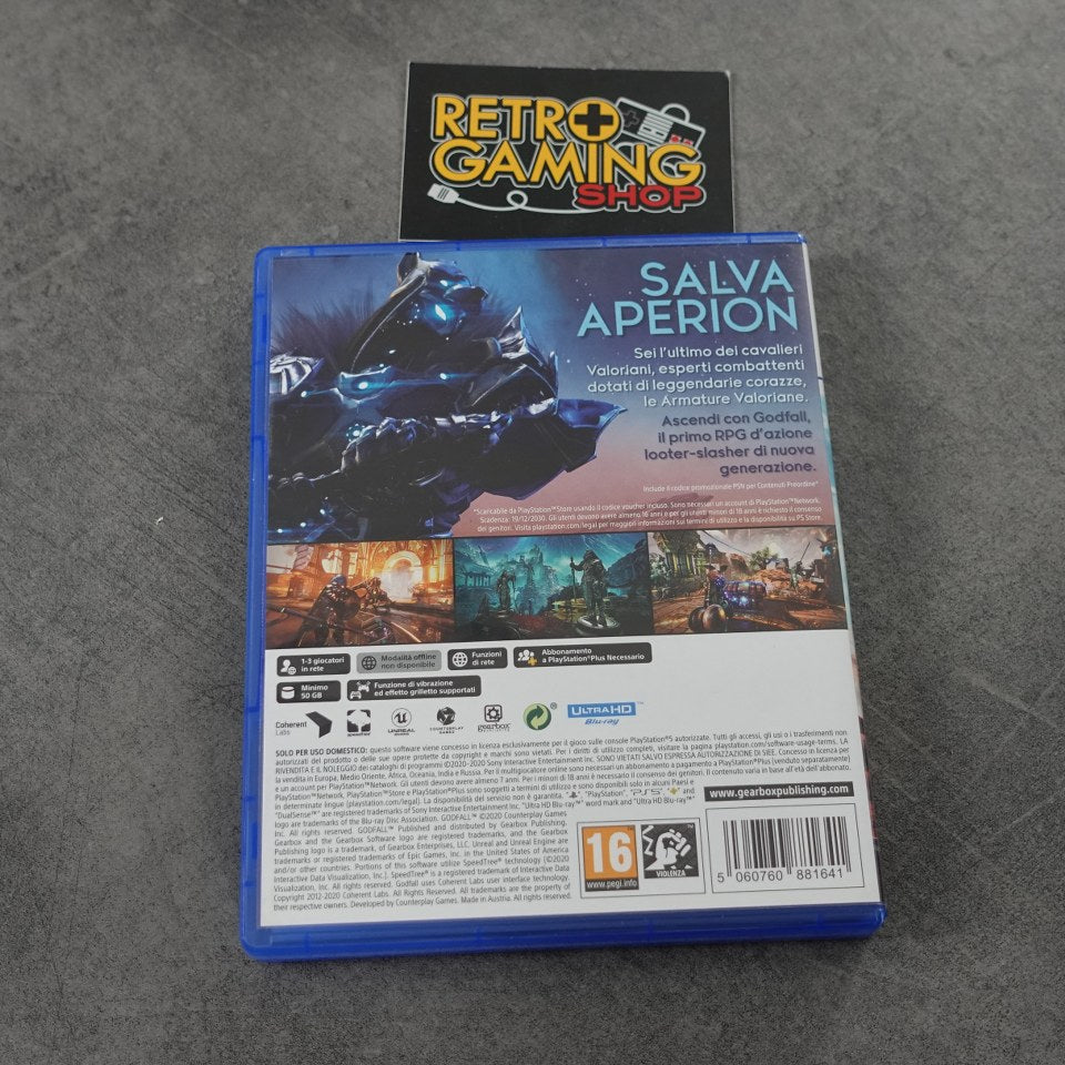 Vendita Godfall - Retrogaming Shop