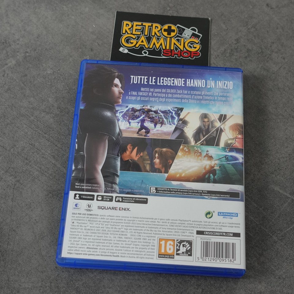 Crisis Core Final Fantasy Reunion Sony