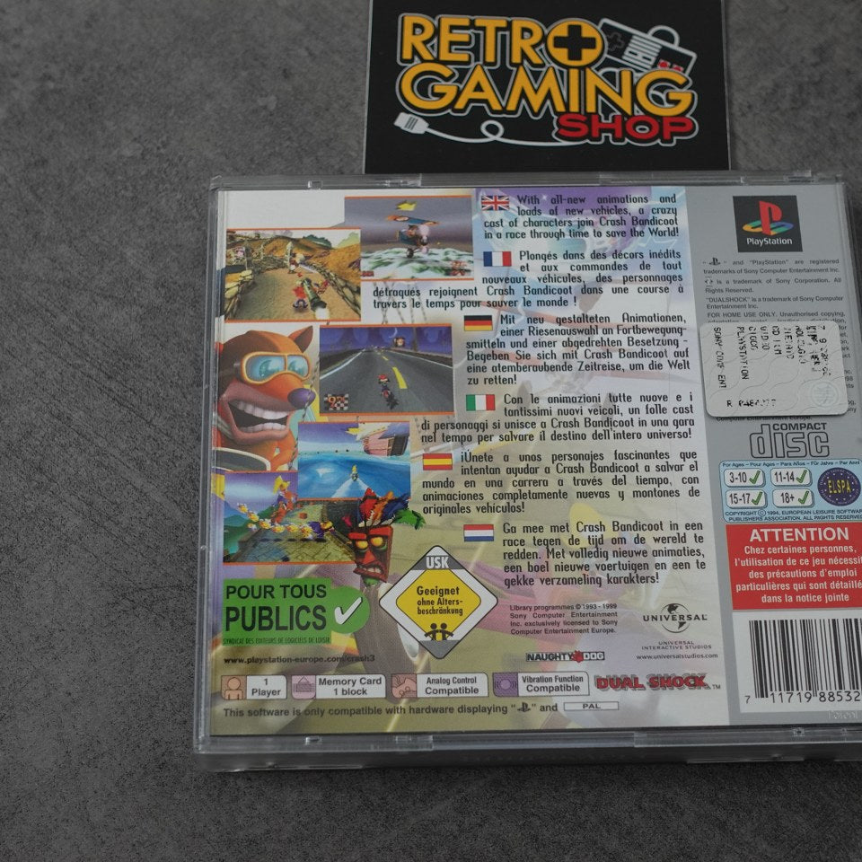 Vendita Crash Bandicoot 3 Warped - Retrogaming Shop