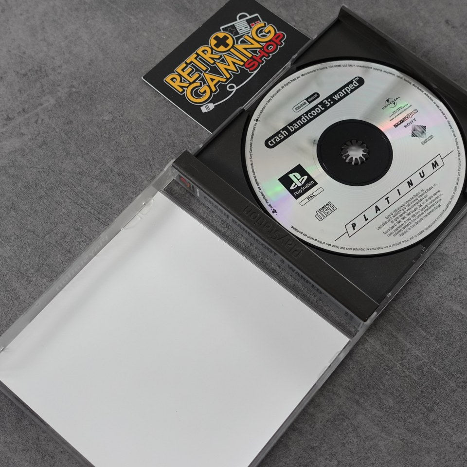 Crash Bandicoot 3 Warped Sony