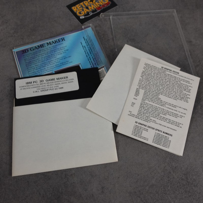 Vendita 3d Game Maker - Retrogaming Shop