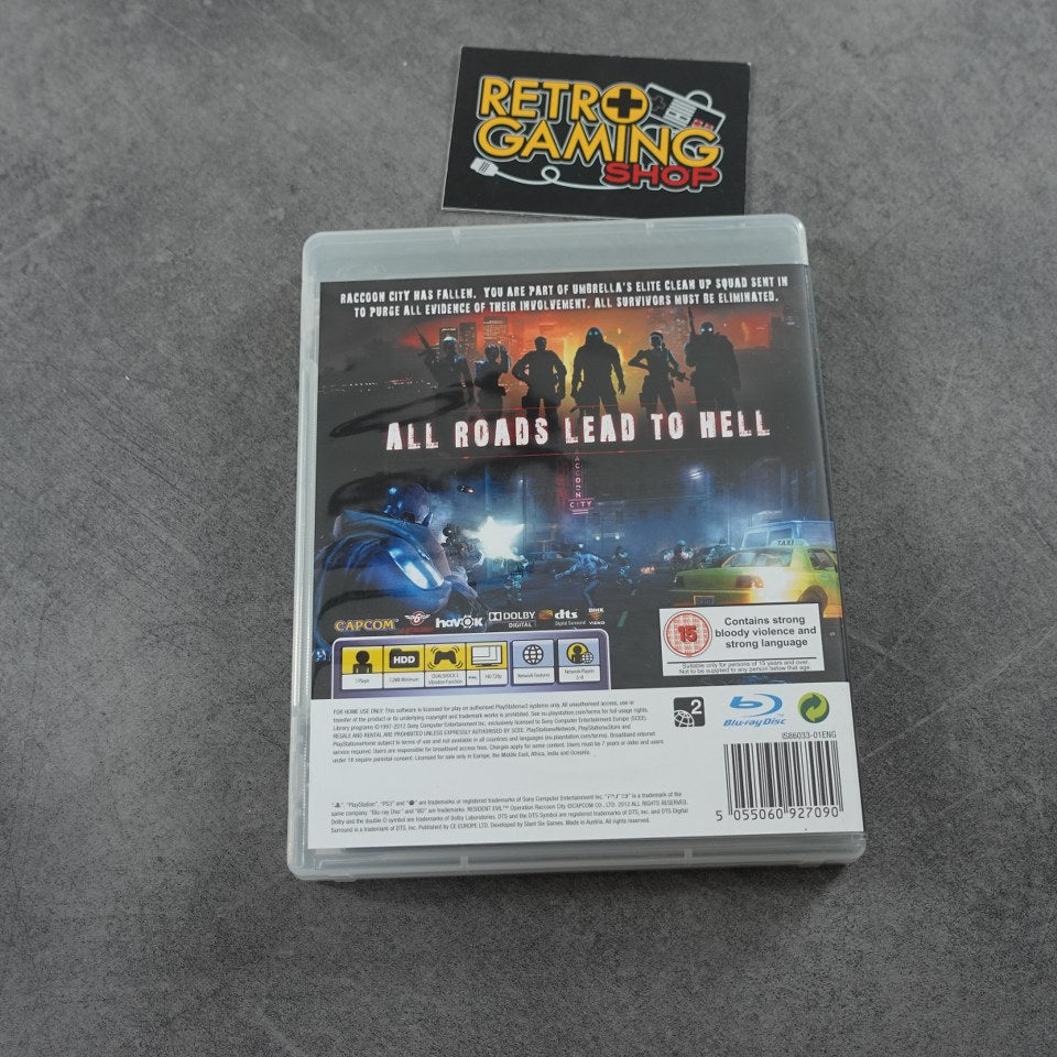 Resident Evil Operation Raccoon City Sony