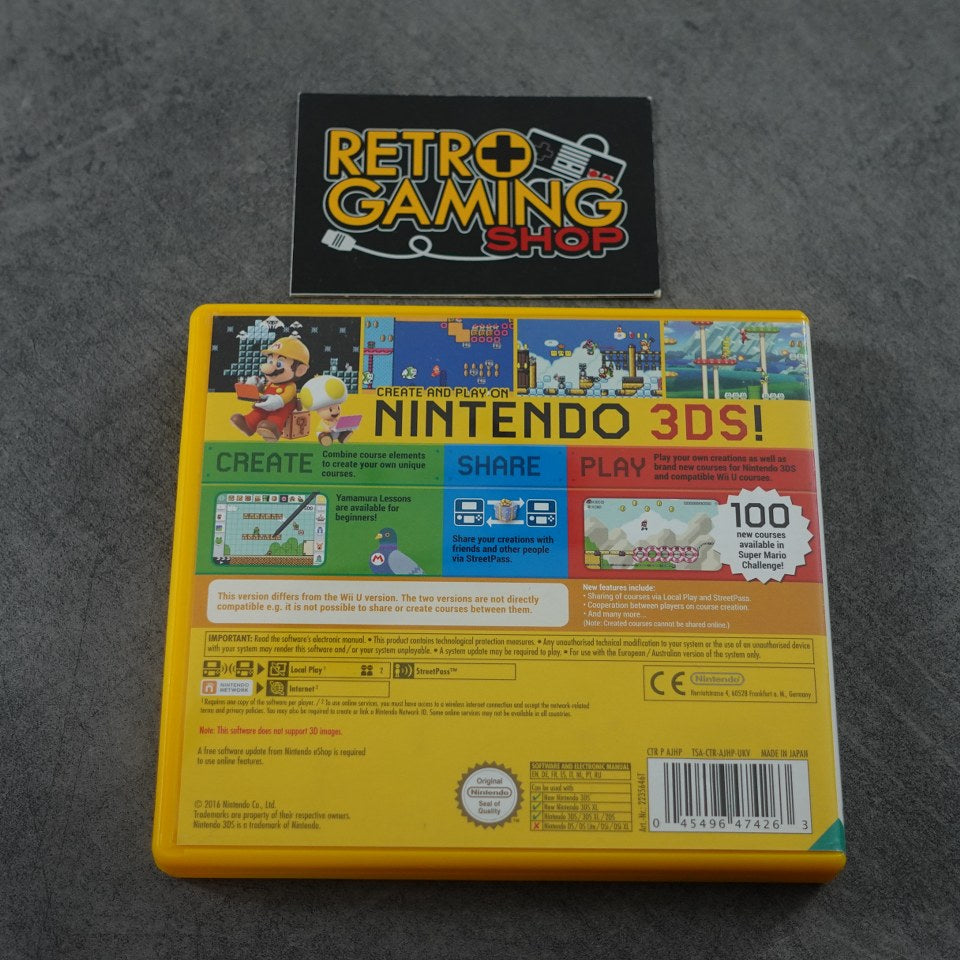Vendita Super Mario Maker 3ds - Retrogaming Shop