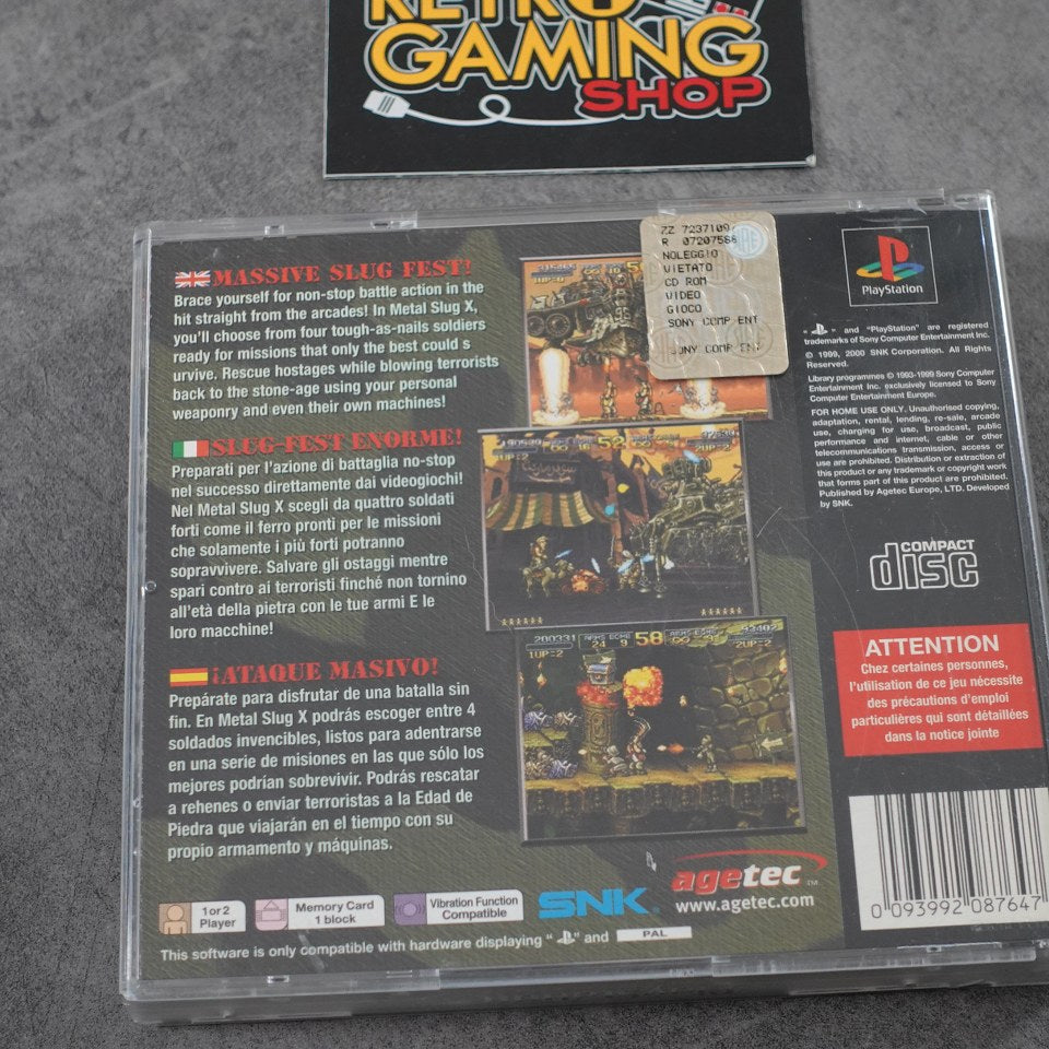 Vendita Metal Slug X - Retrogaming Shop