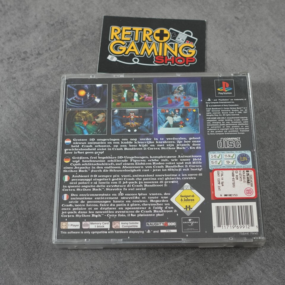 Vendita Crash Bandicoot 2 Cortex Strikes Back - Retrogaming Shop