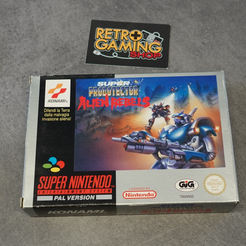 Vendita Super Probotector Alien Rebels - Retrogaming Shop