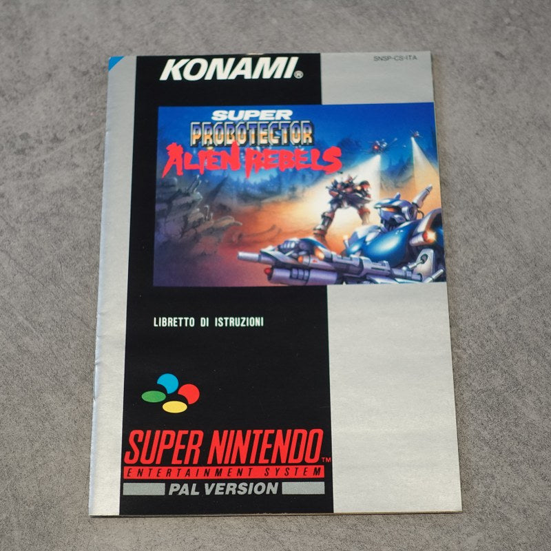 Super Probotector Alien Rebels Nintendo