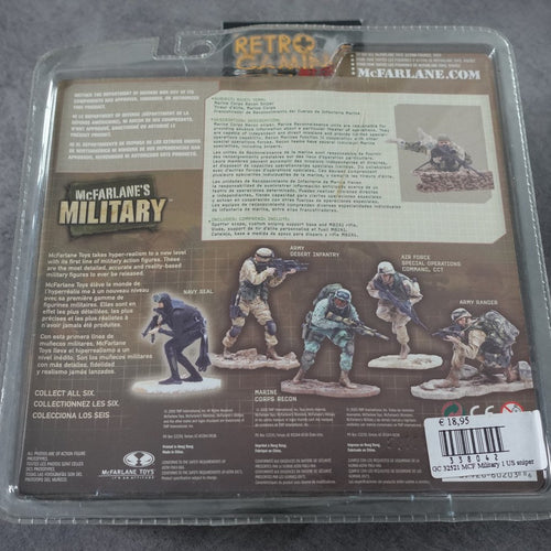 Vendita McFarlane Military Marine Corps Recon Sniper Nuovo - Retrogaming Shop