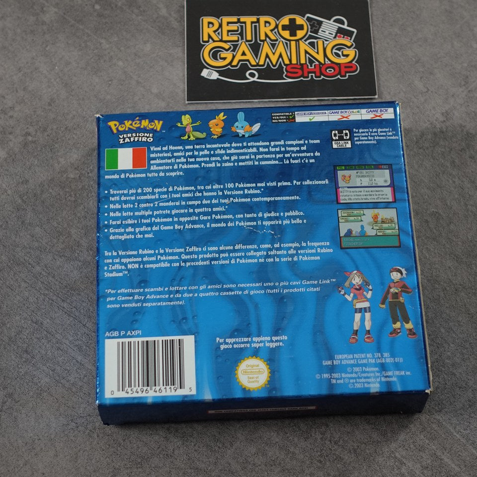 Vendita Pokemon Versione Zaffiro - Retrogaming Shop