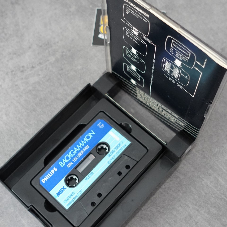 Vendita Backgammon MSX - Retrogaming Shop