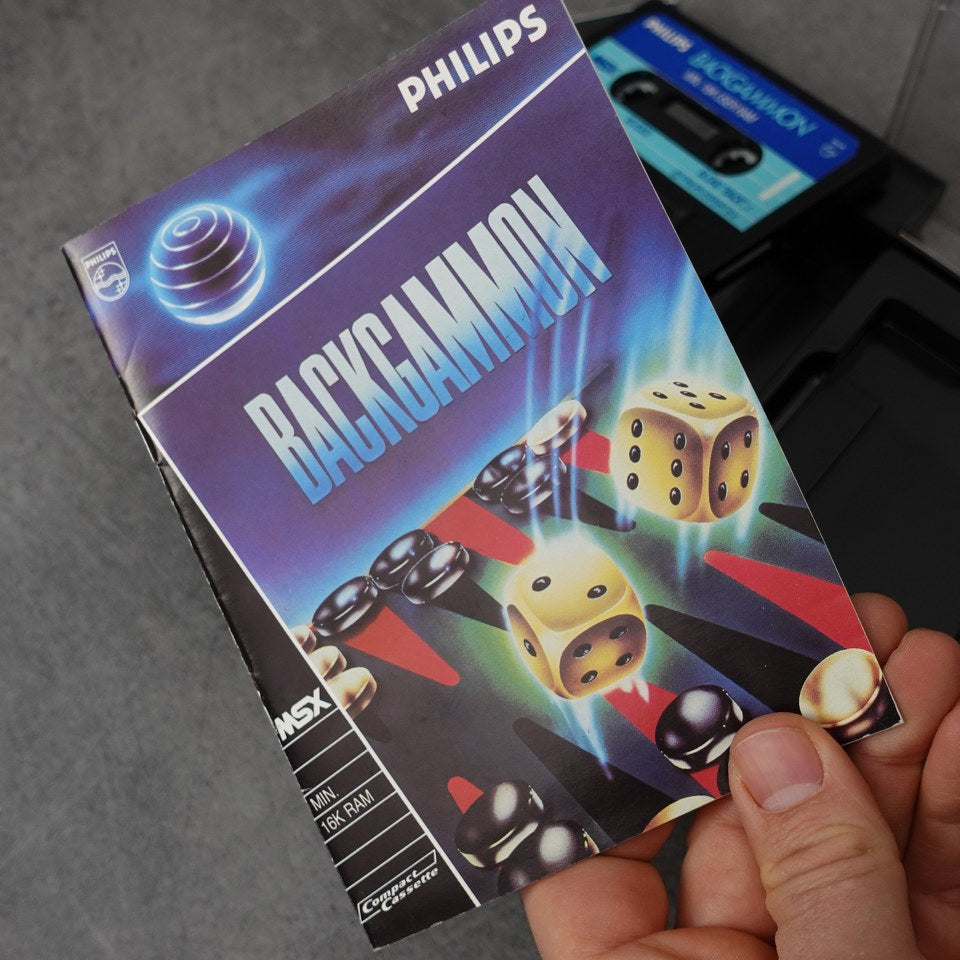 Vendita Backgammon MSX - Retrogaming Shop