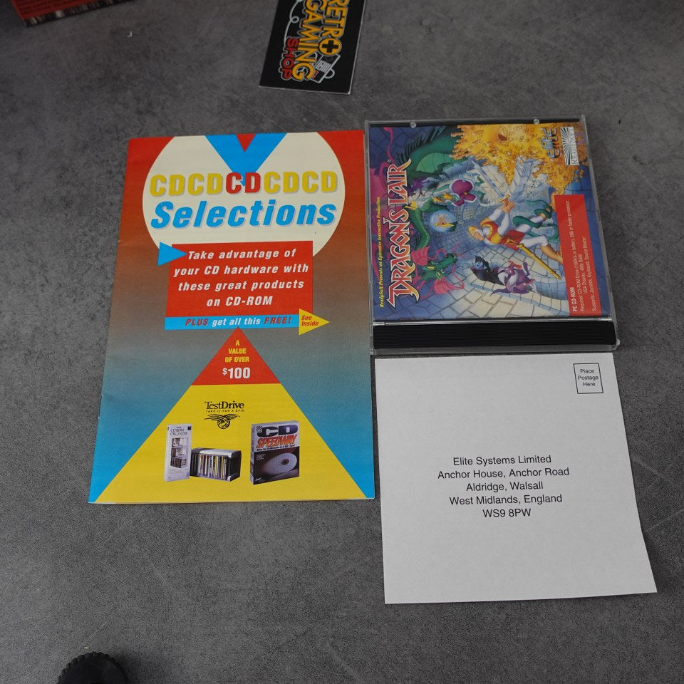 Dragon's Lair Cd-Rom Commodore