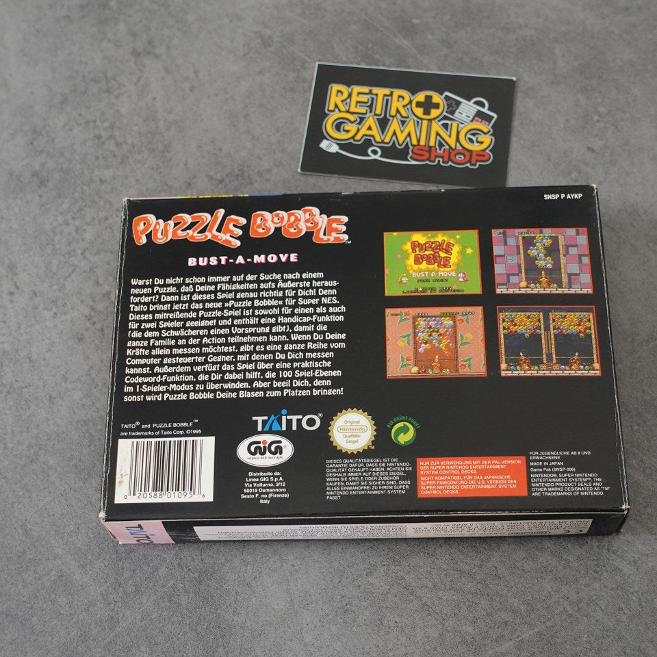Vendita Puzzle Bobble Gig - Retrogaming Shop