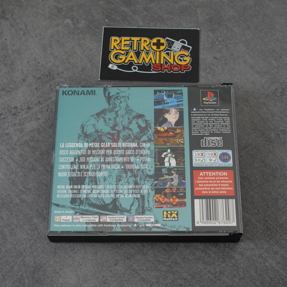 Vendita Metal Gear Solid Special Missions - Retrogaming Shop