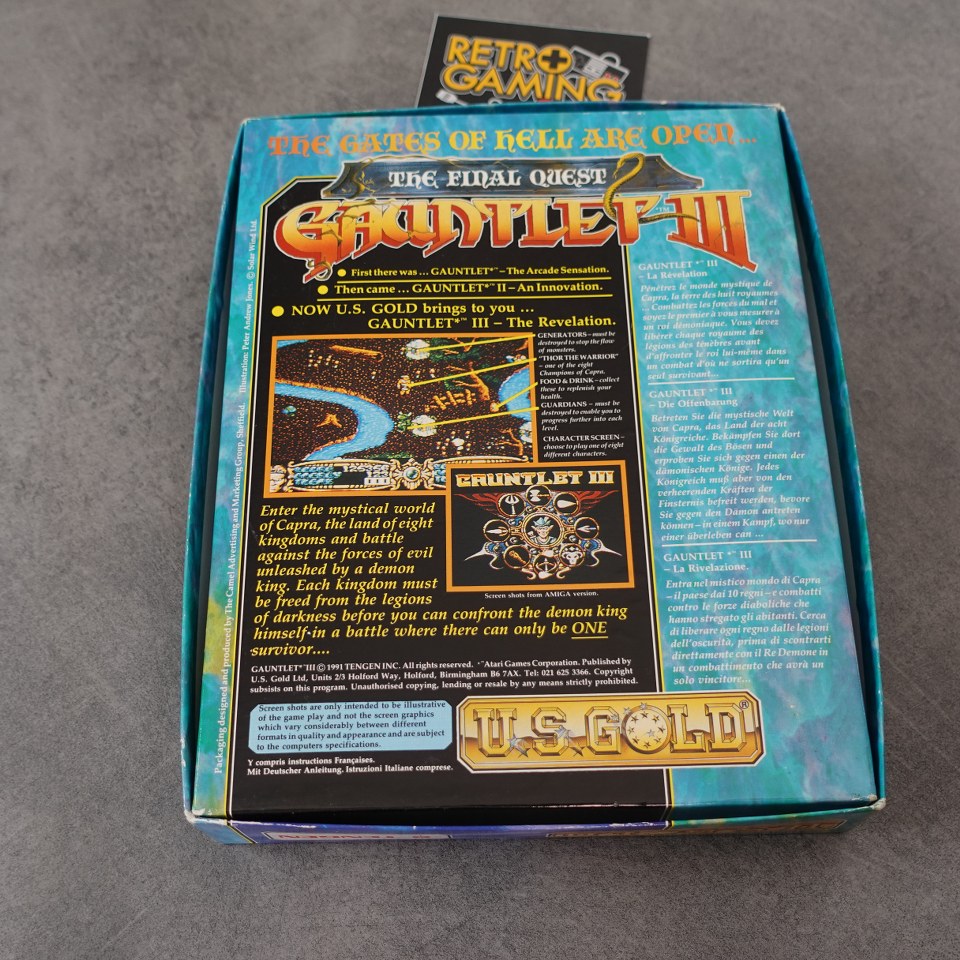 Vendita Gautlet III 3 The Final Quest - Retrogaming Shop