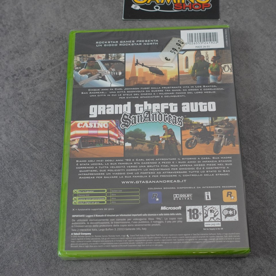 Grand Theft Auto San Andreas Nuovo Microsoft