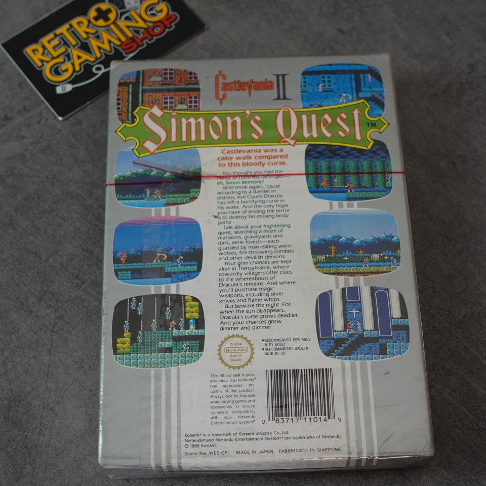 Vendita Castlevania II 2 Simon's Quest Red Strip - Retrogaming Shop