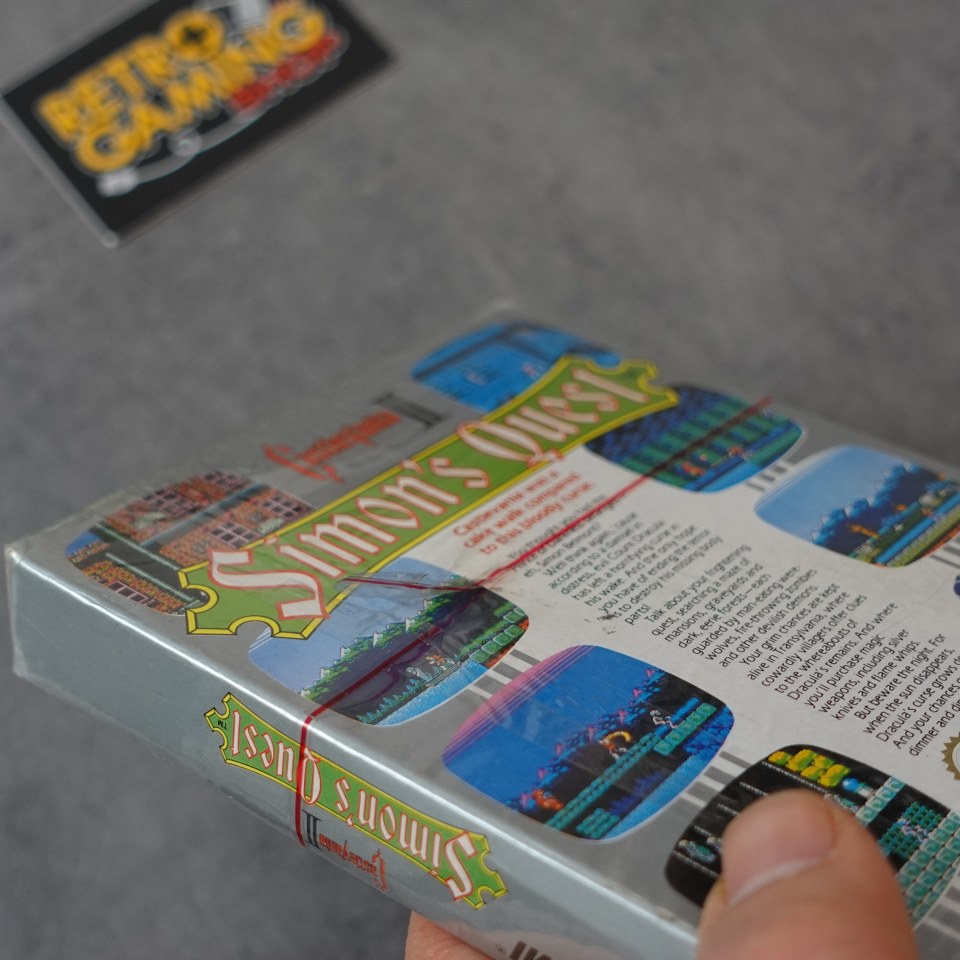 Castlevania II 2 Simon's Quest Red Strip Nintendo