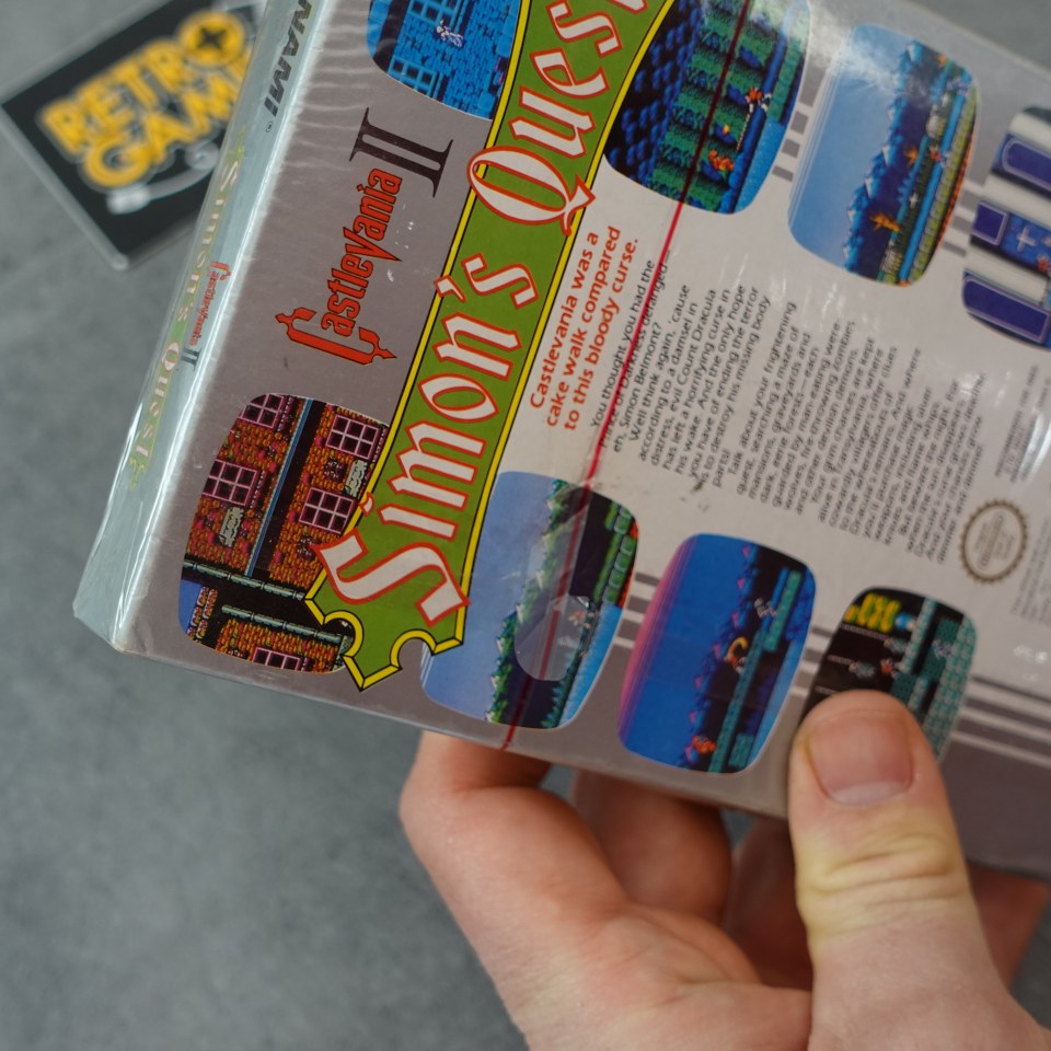 Castlevania II 2 Simon's Quest Red Strip Nintendo
