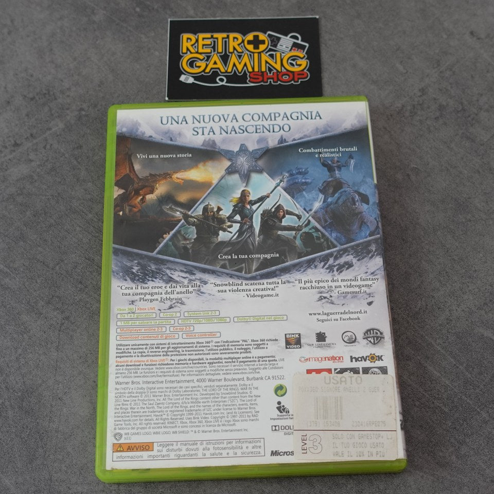 Vendita Il Signore Degli Anelli La Guerra Del Nord - Retrogaming Shop