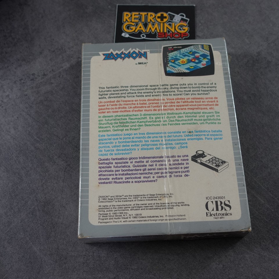 Vendita Zaxxon Colecovision Nuovo - Retrogaming Shop