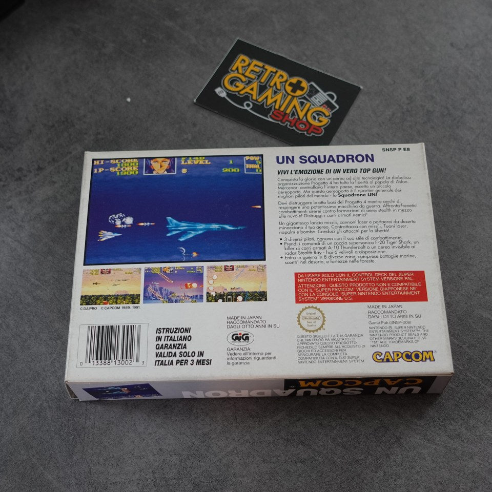 Vendita U.N. Squadron - Retrogaming Shop