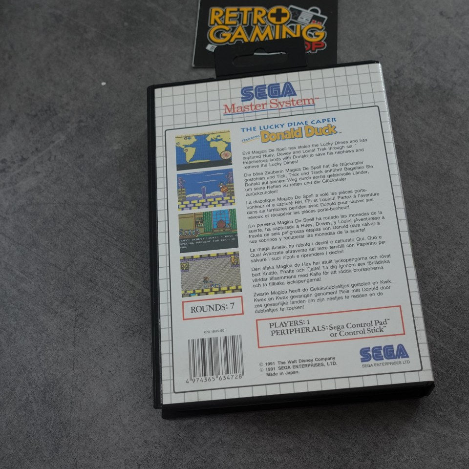 Vendita Donald Duck: the Lucky Dime Caper - Retrogaming Shop