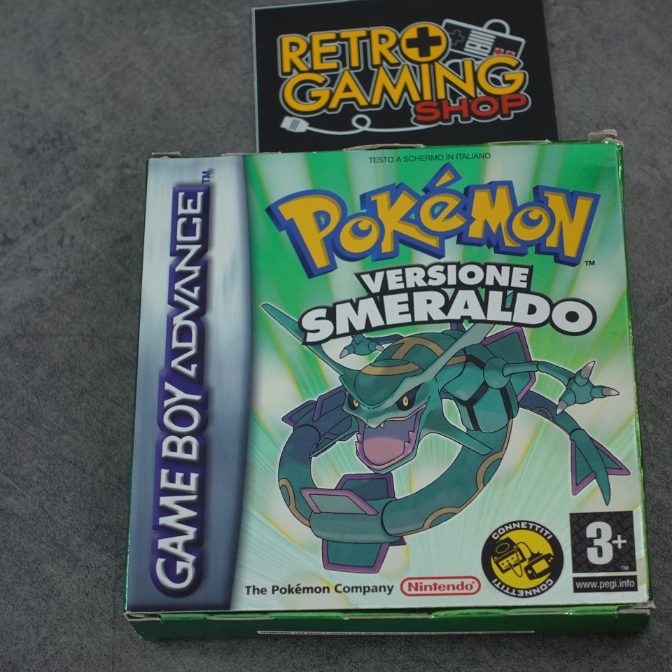 Vendita Pokemon Versione Smeraldo - Retrogaming Shop
