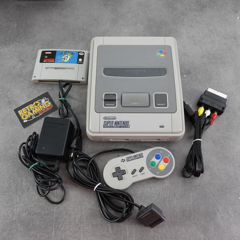 Vendita Super Nintendo Pal + Super Mario World - Retrogaming Shop