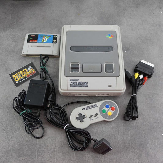 Super Nintendo Pal + Super Mario World Nintendo