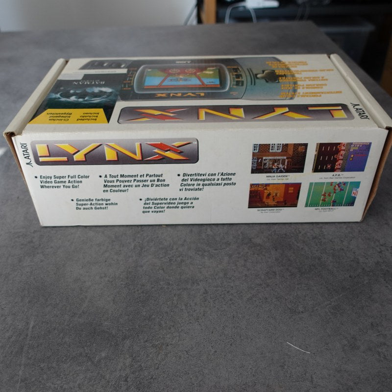 Atari Lynx with accessories