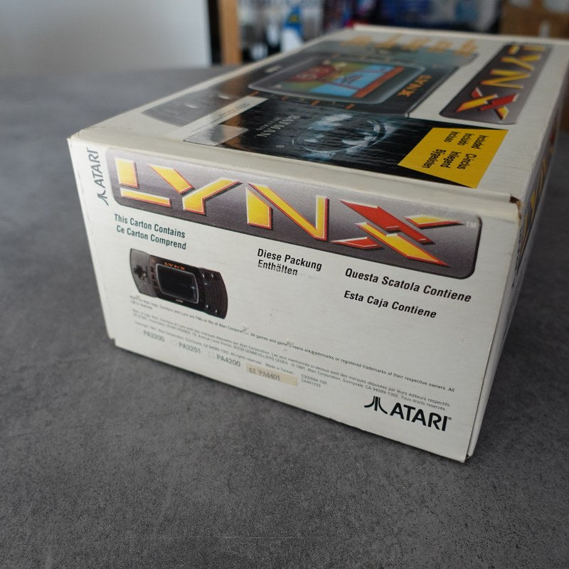 Atari Lynx with accessories