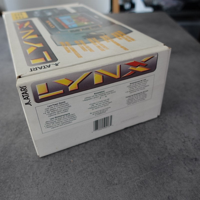 Atari Lynx with accessories