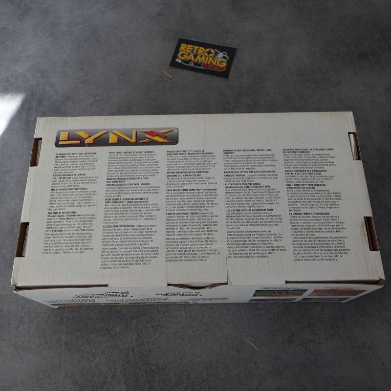 Atari Lynx with accessories