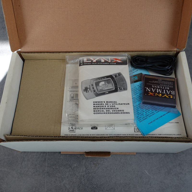 Atari Lynx with accessories