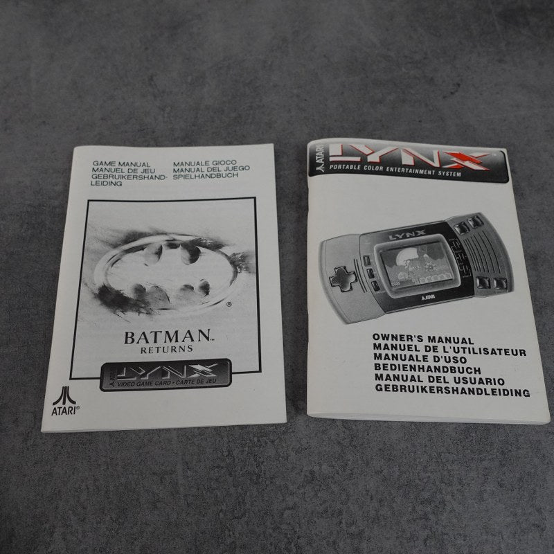 Atari Lynx with accessories