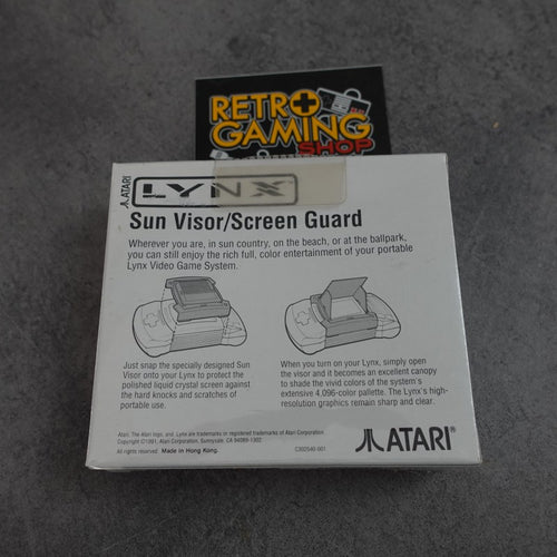 Atari Lynx Sun Visor/ Screen Guard Nuovo