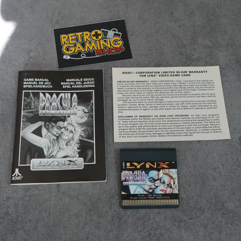 Dracula The Undead Atari Lynx
